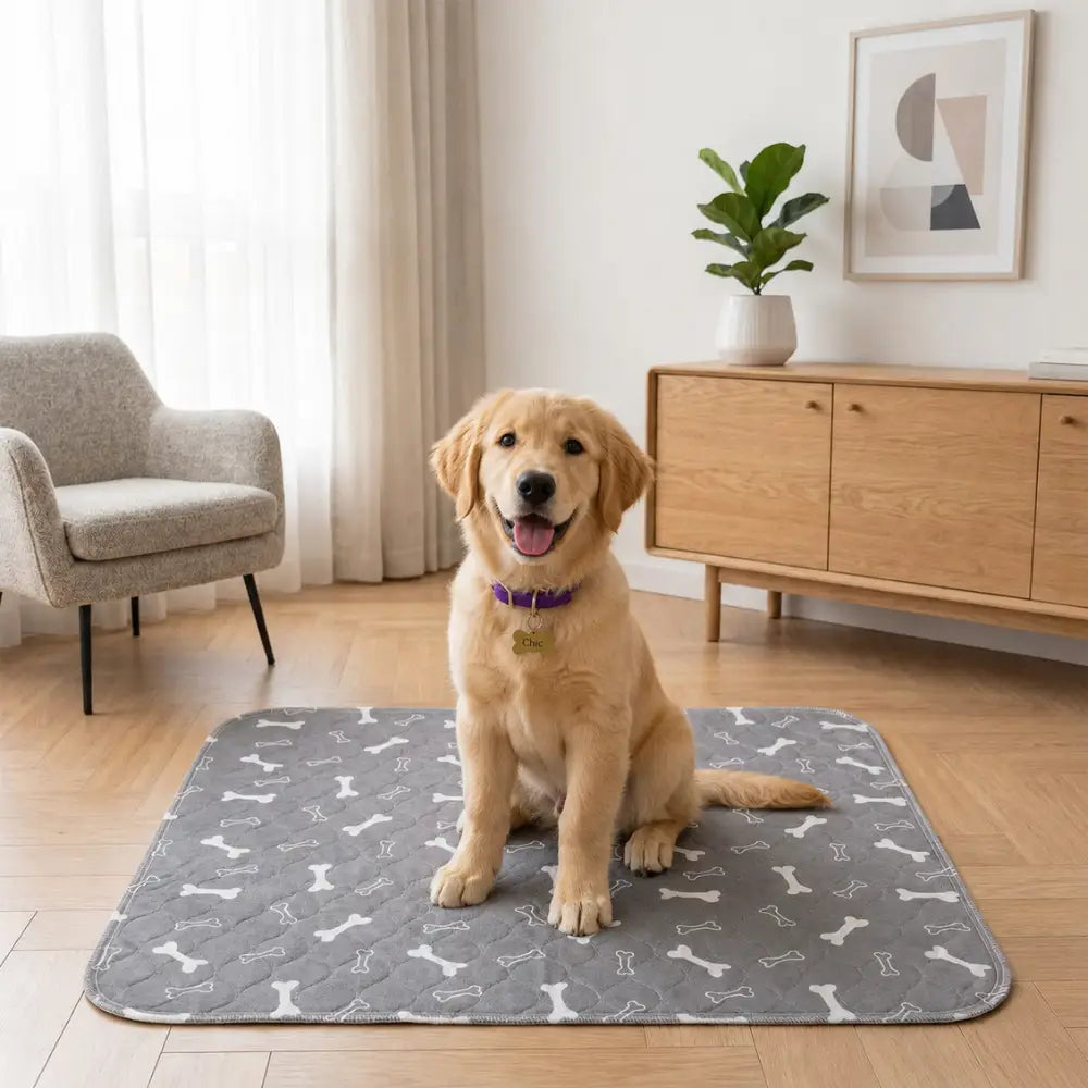 Alfombrilla higiénica, absorbente y lavable para perros y cachorros